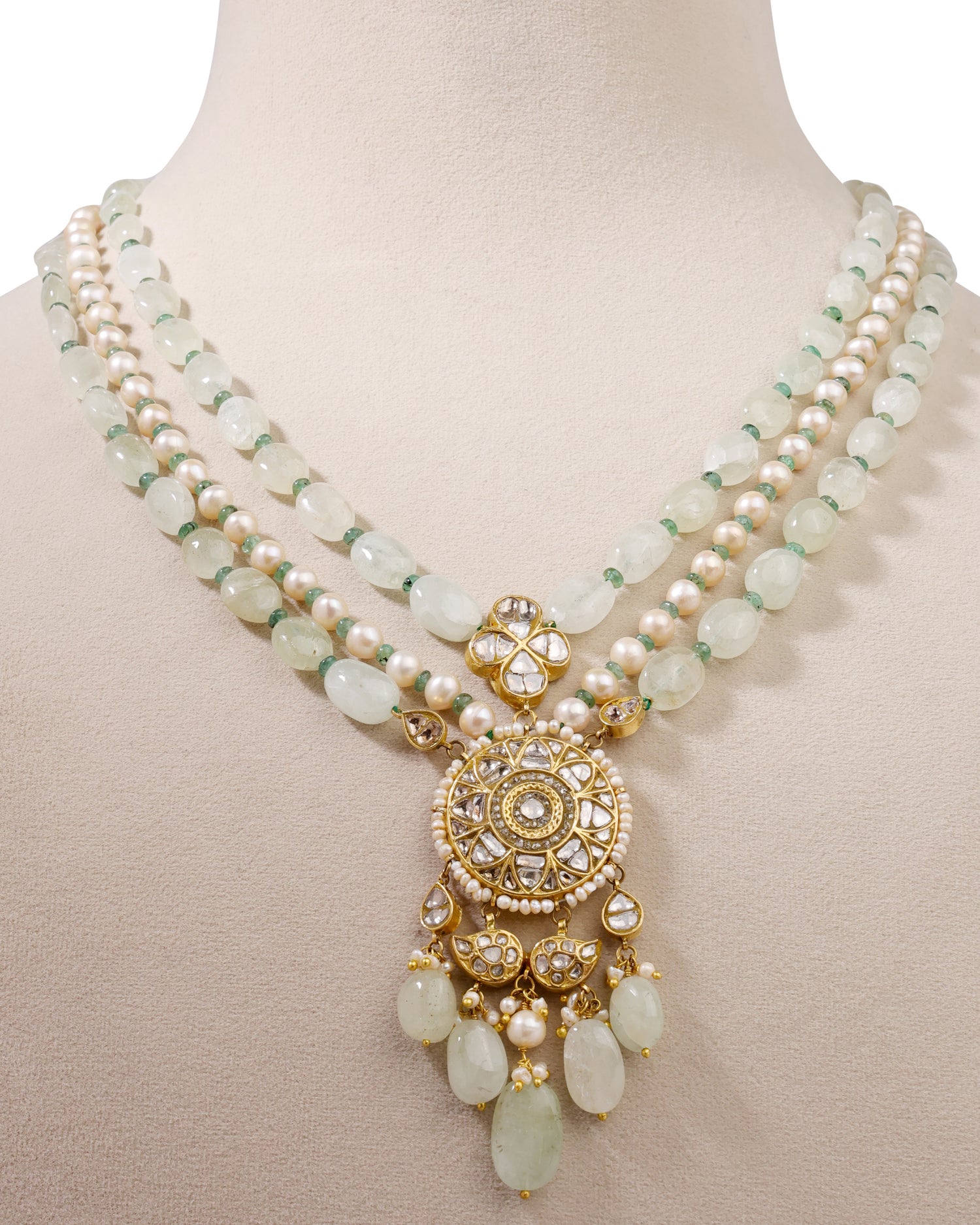 Khushali Polki Bead Choker