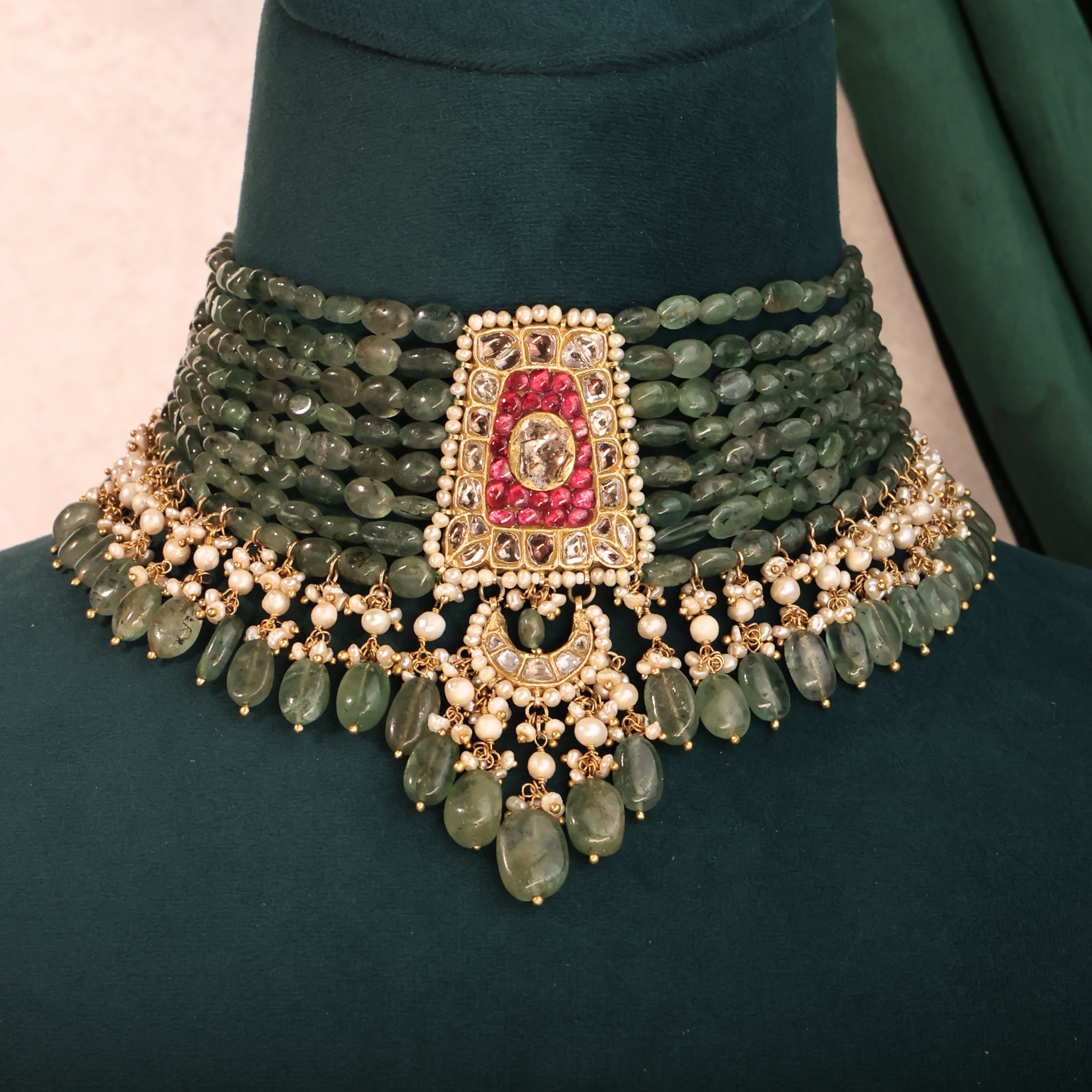 Vaidehi Polki Bead Choker