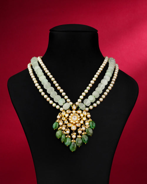 Kashvi Polki Bead Pendant