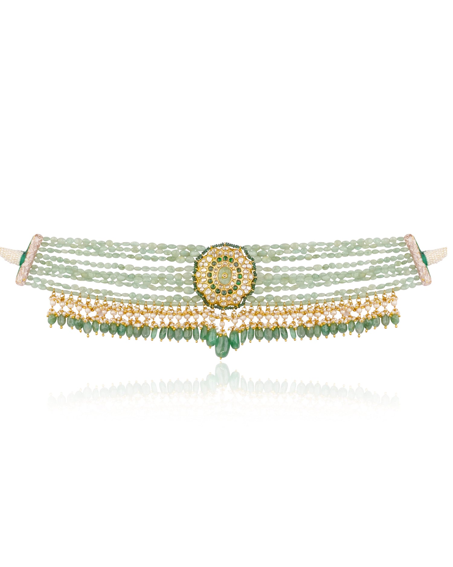 Kavya Polki Bead Choker