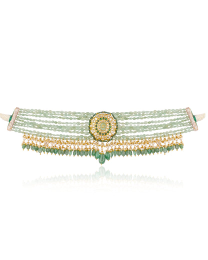 Kavya Polki Bead Choker