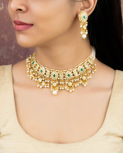 Prerna Polki Long Earrings