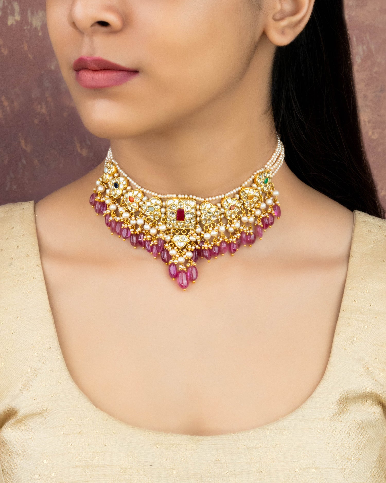 Ziya Polki Necklace