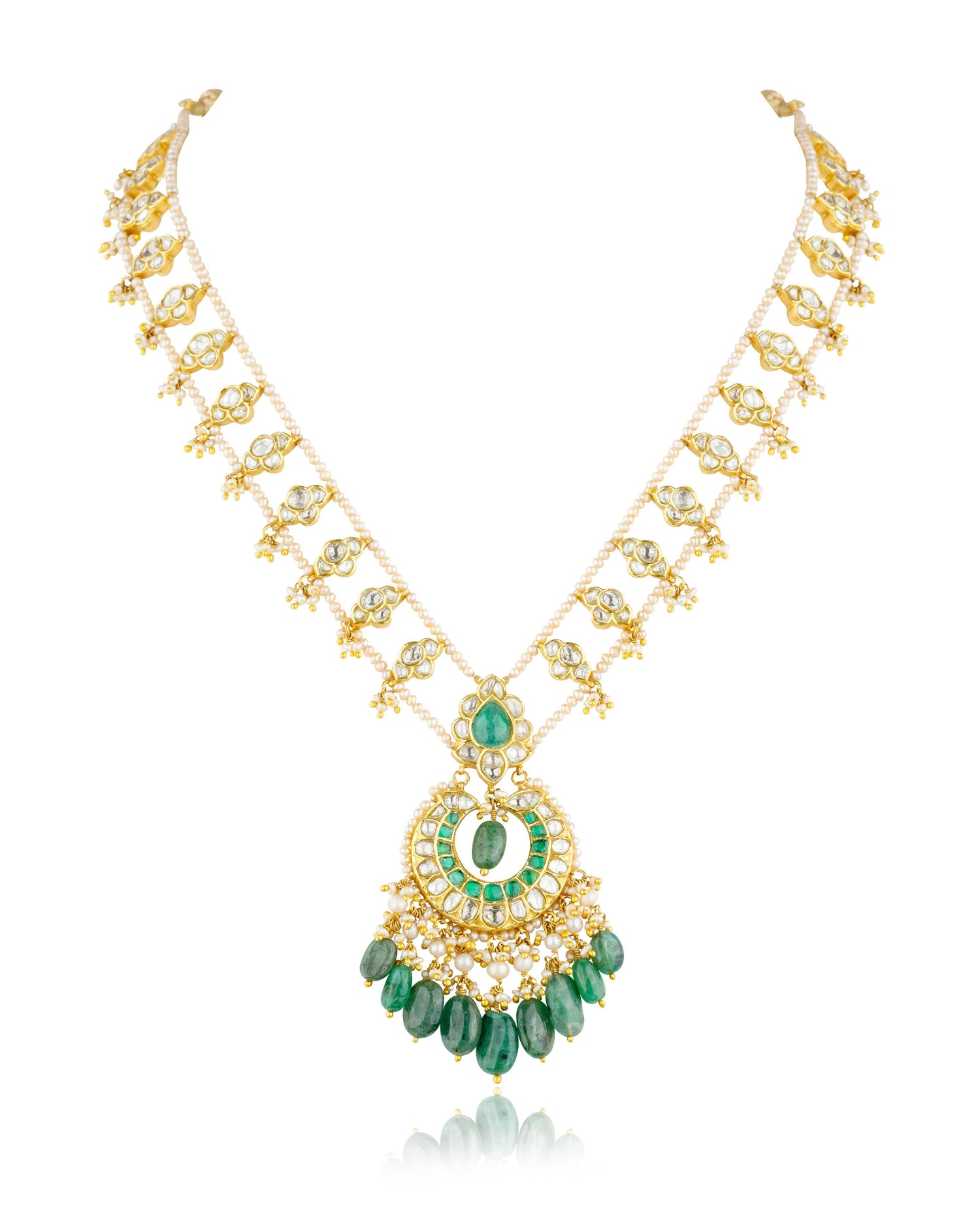 Ekta Polki Long Necklace
