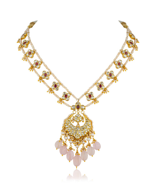 Saher Polki Long Necklace