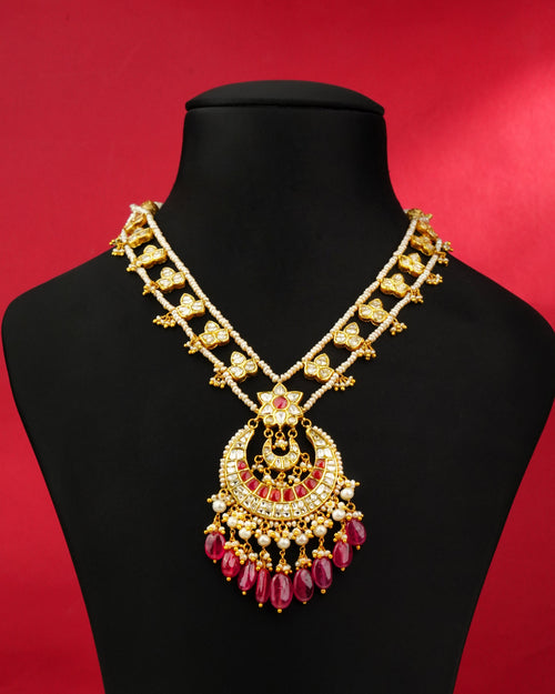 Suchandra Polki Long Necklace