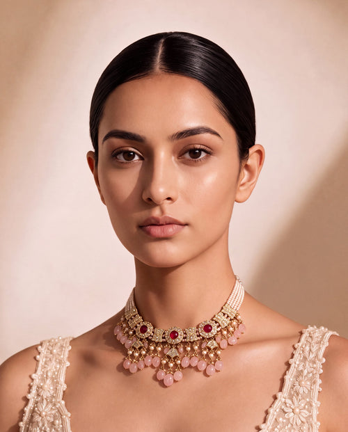 Rusham Polki Necklace
