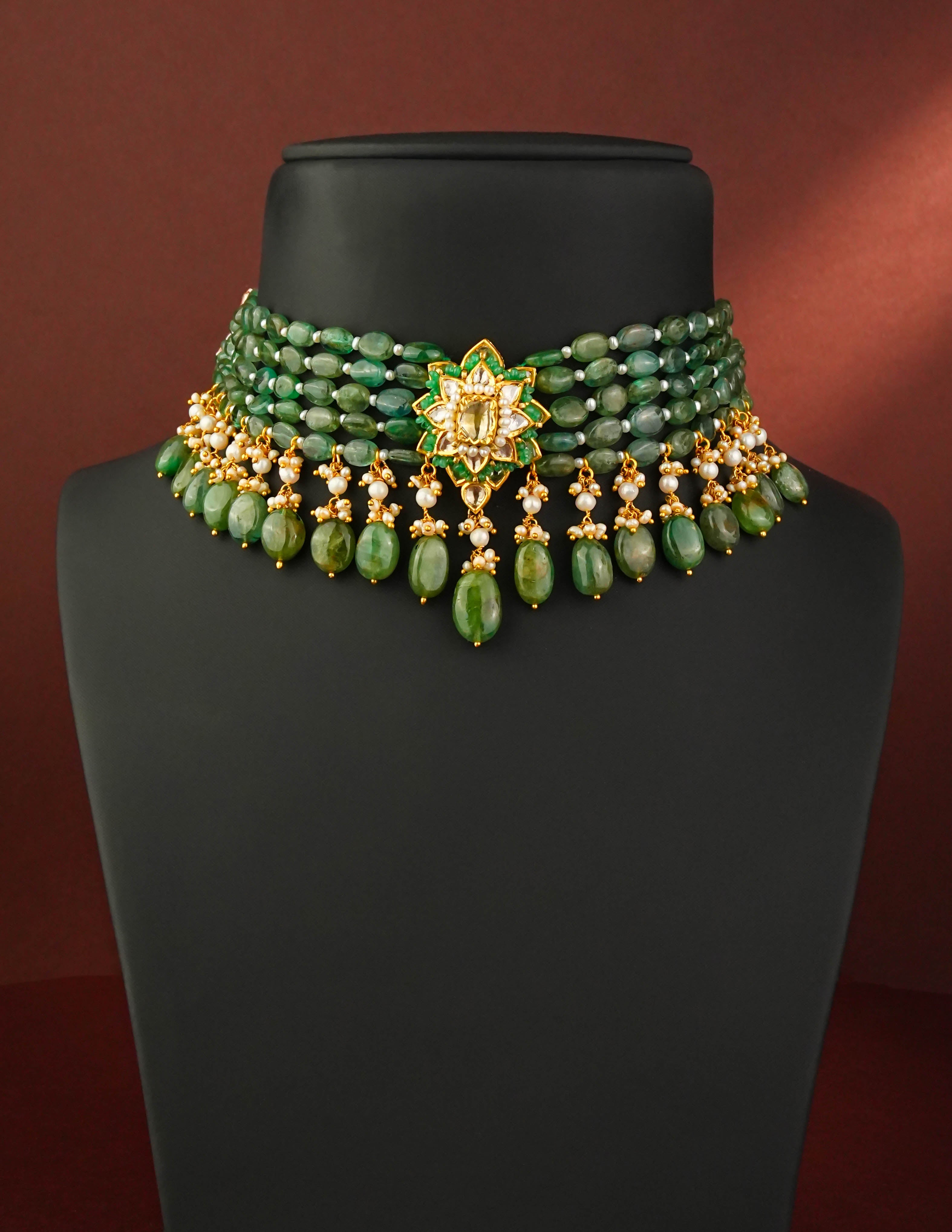 Xaria Polki Bead Choker