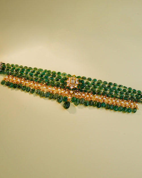 Karuka Polki Bead Choker - NO ORDERS