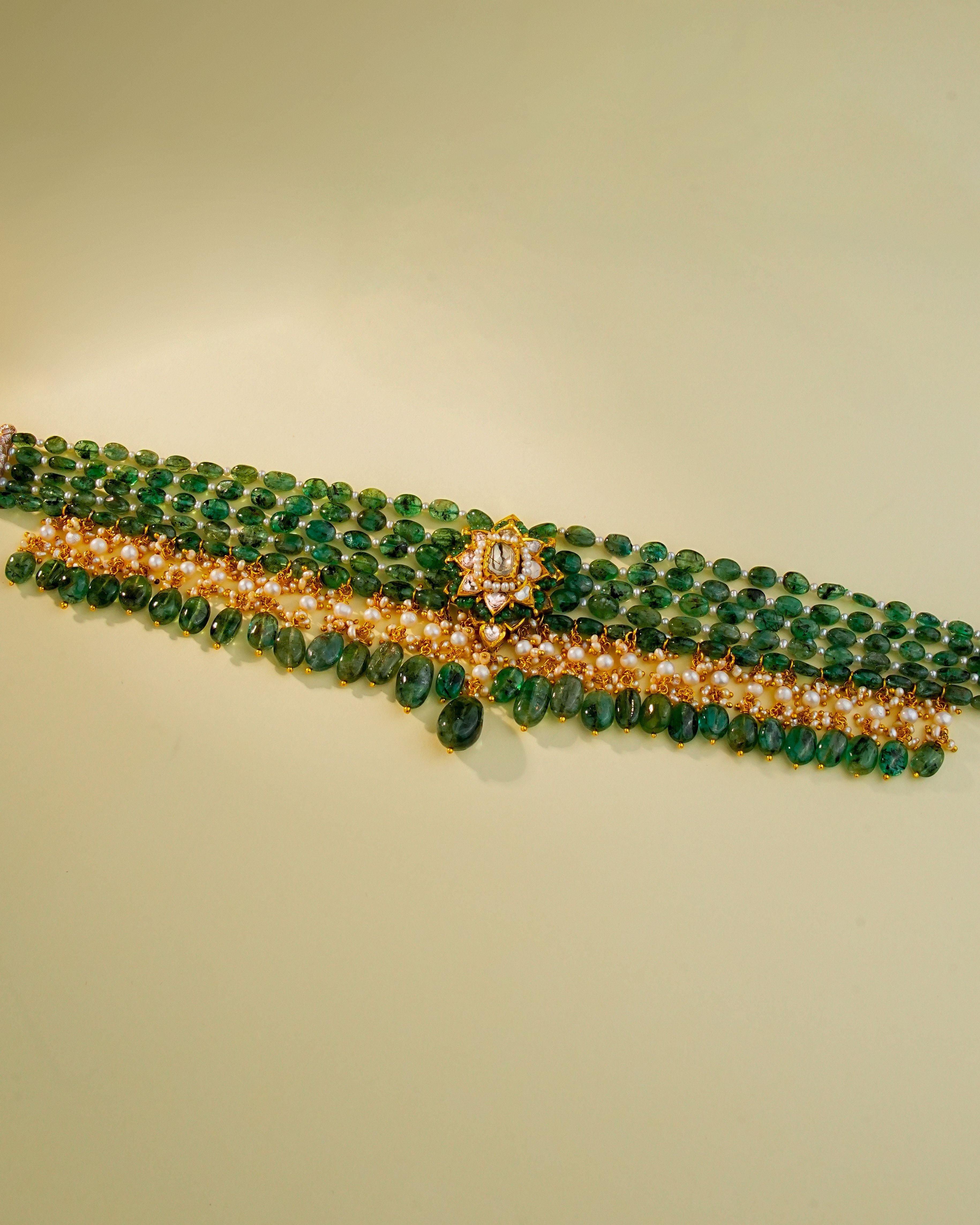 Karuka Polki Bead Choker - NO ORDERS
