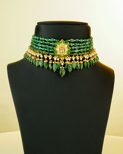 Karuka Polki Bead Choker - NO ORDERS