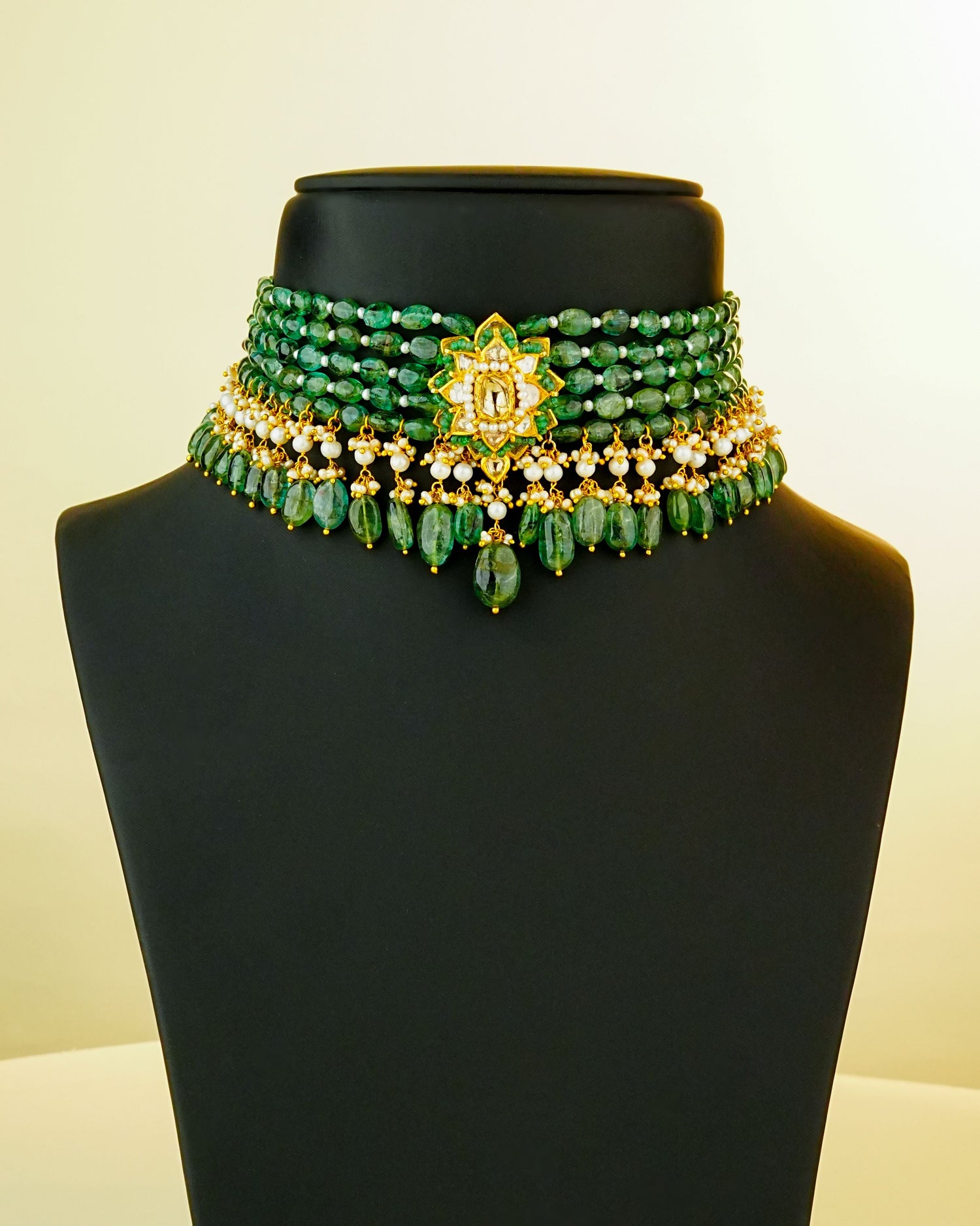 Karuka Polki Bead Choker - NO ORDERS