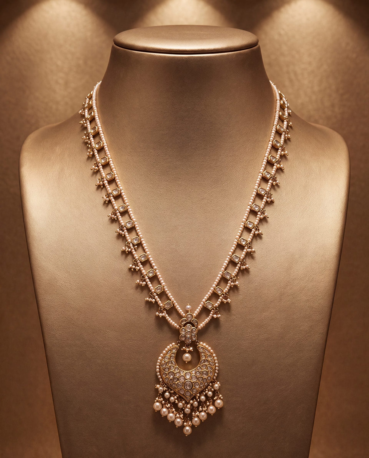 Manali Polki Long Necklace