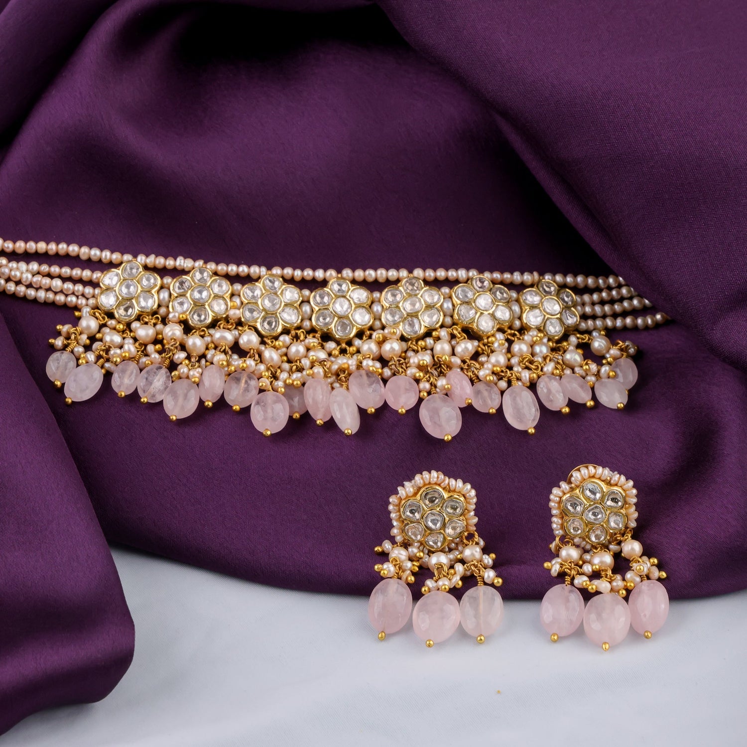 Karvi Polki Choker