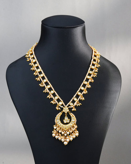 Raina Polki Long Necklace