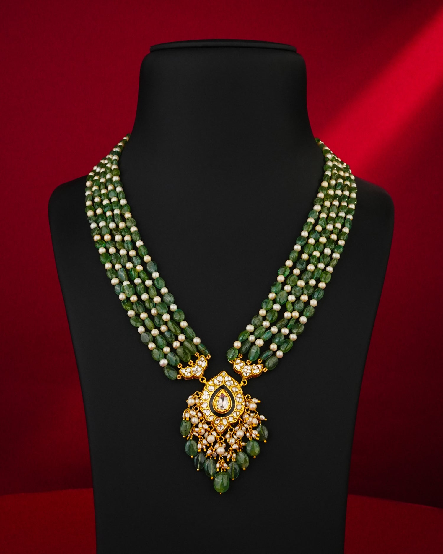 Hina Polki Bead Pendant