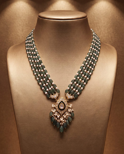 Hina Polki Bead Pendant