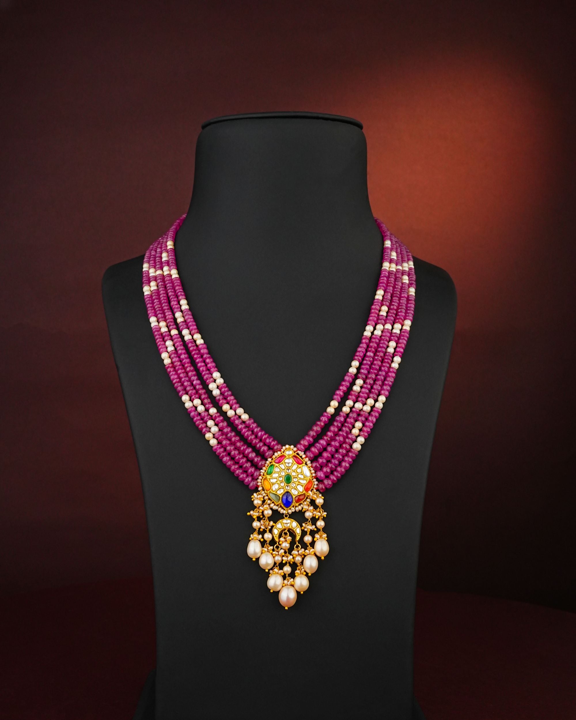 Raksha Polki Bead Pendant