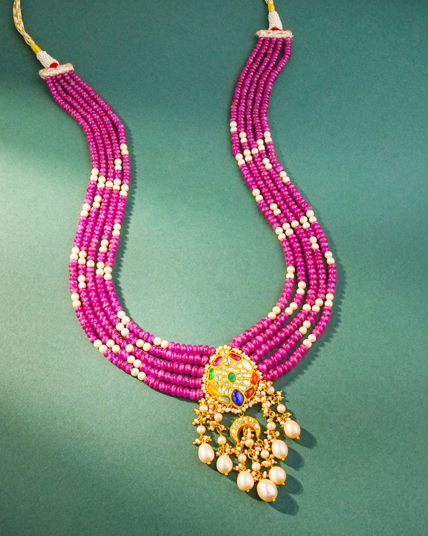 Raksha Polki Bead Pendant
