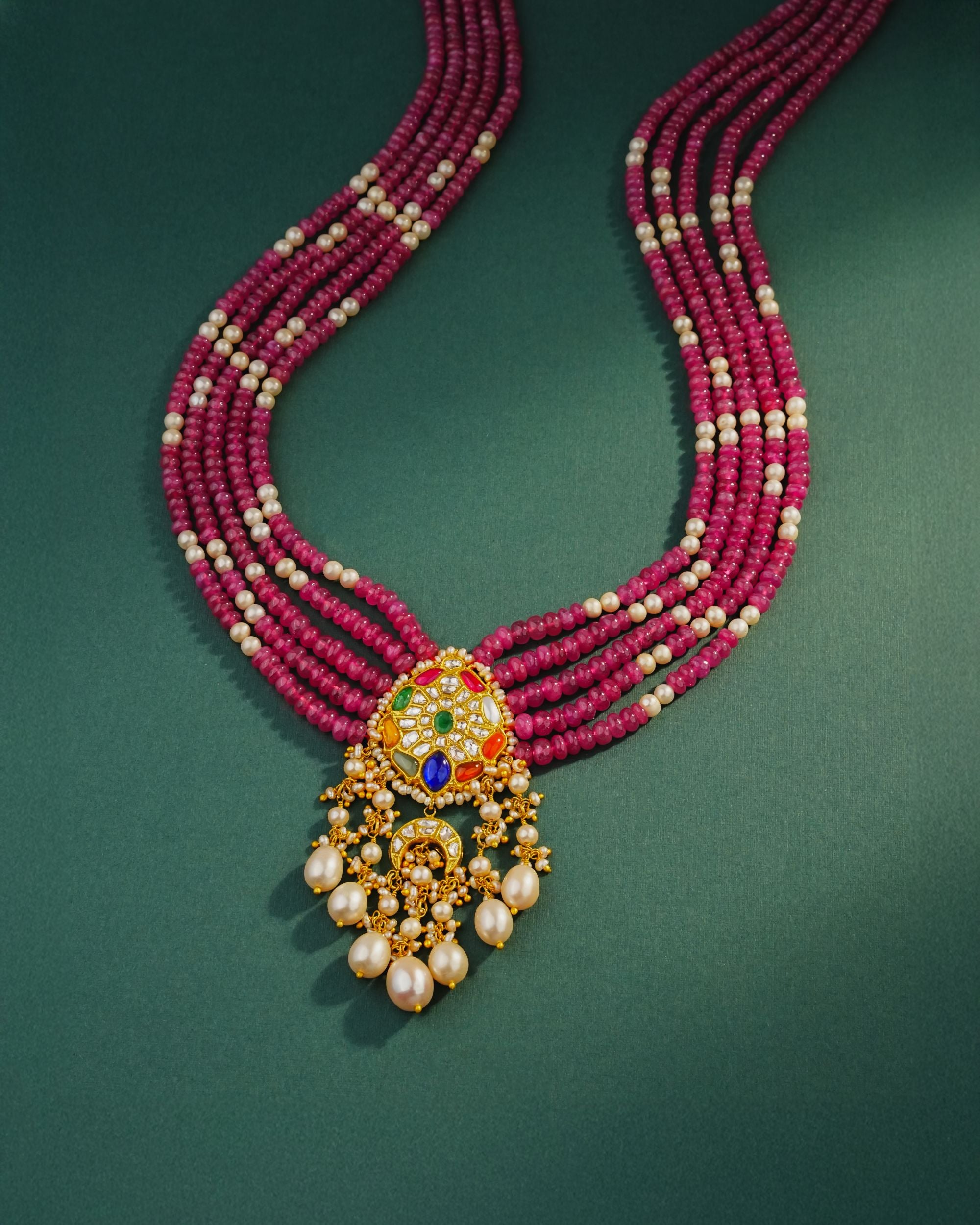Raksha Polki Bead Pendant