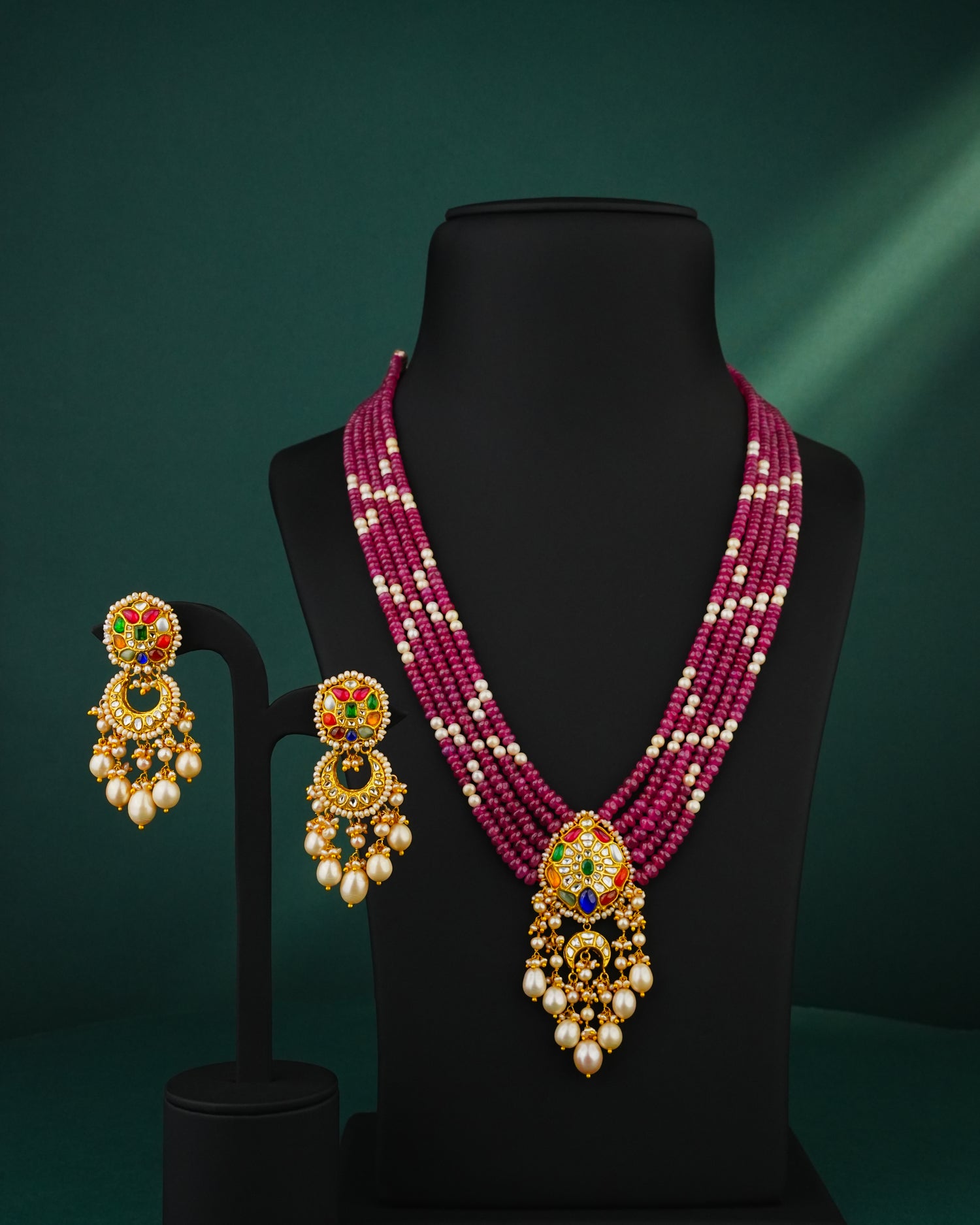 Raksha Polki Bead Pendant