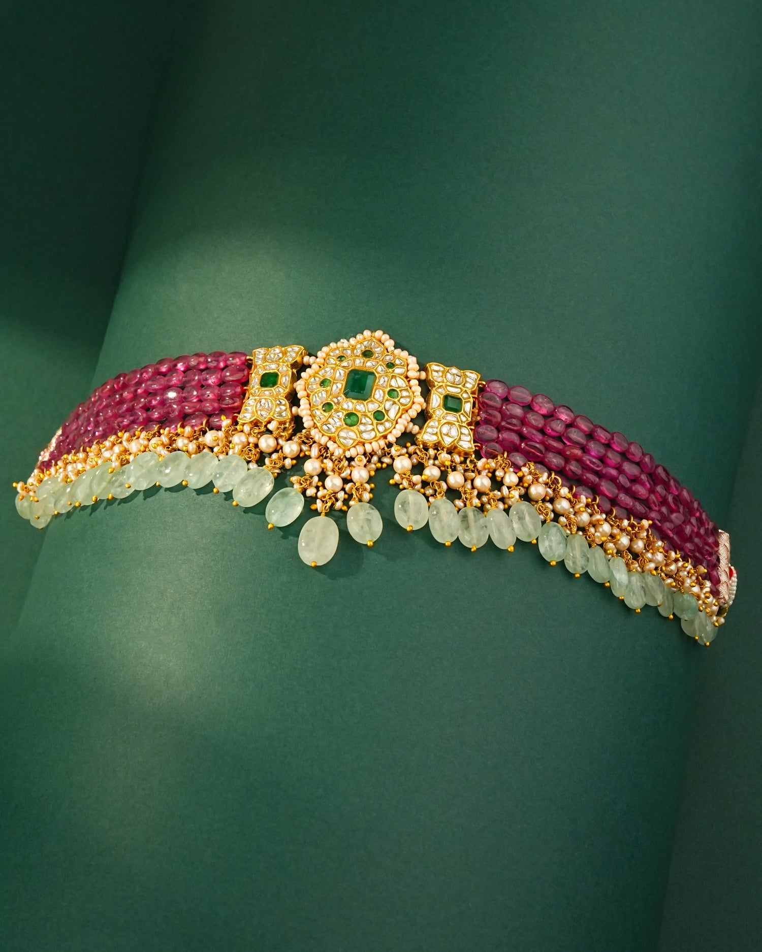 Rishika Polki Bead Choker