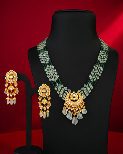 Inaaya Polki Long Earrings