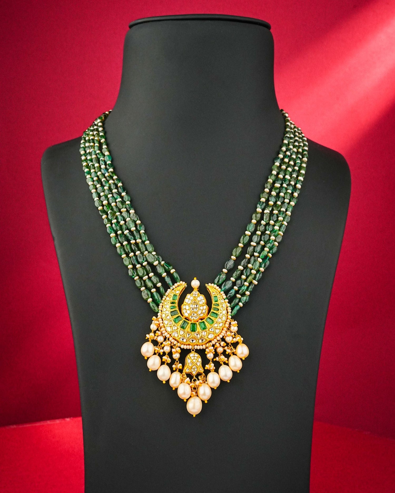 Radha Polki Bead Pendant
