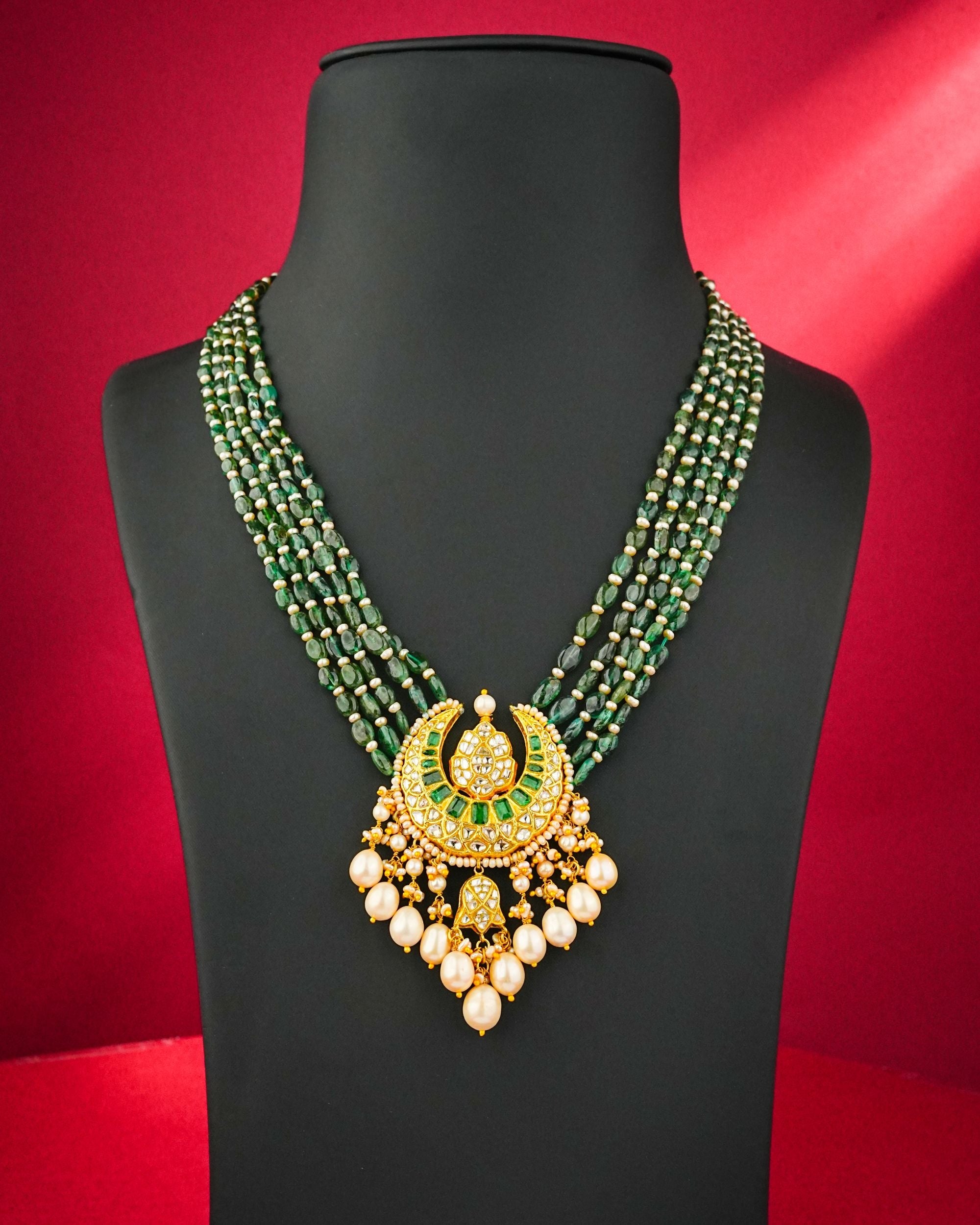 Radha Polki Bead Pendant