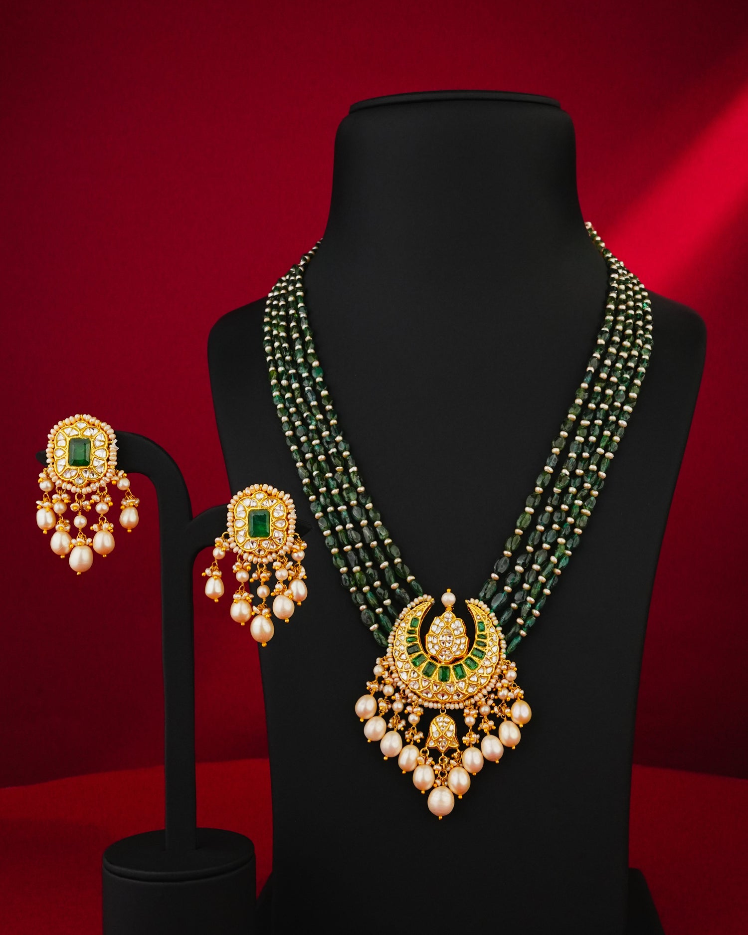 Radha Polki Bead Pendant