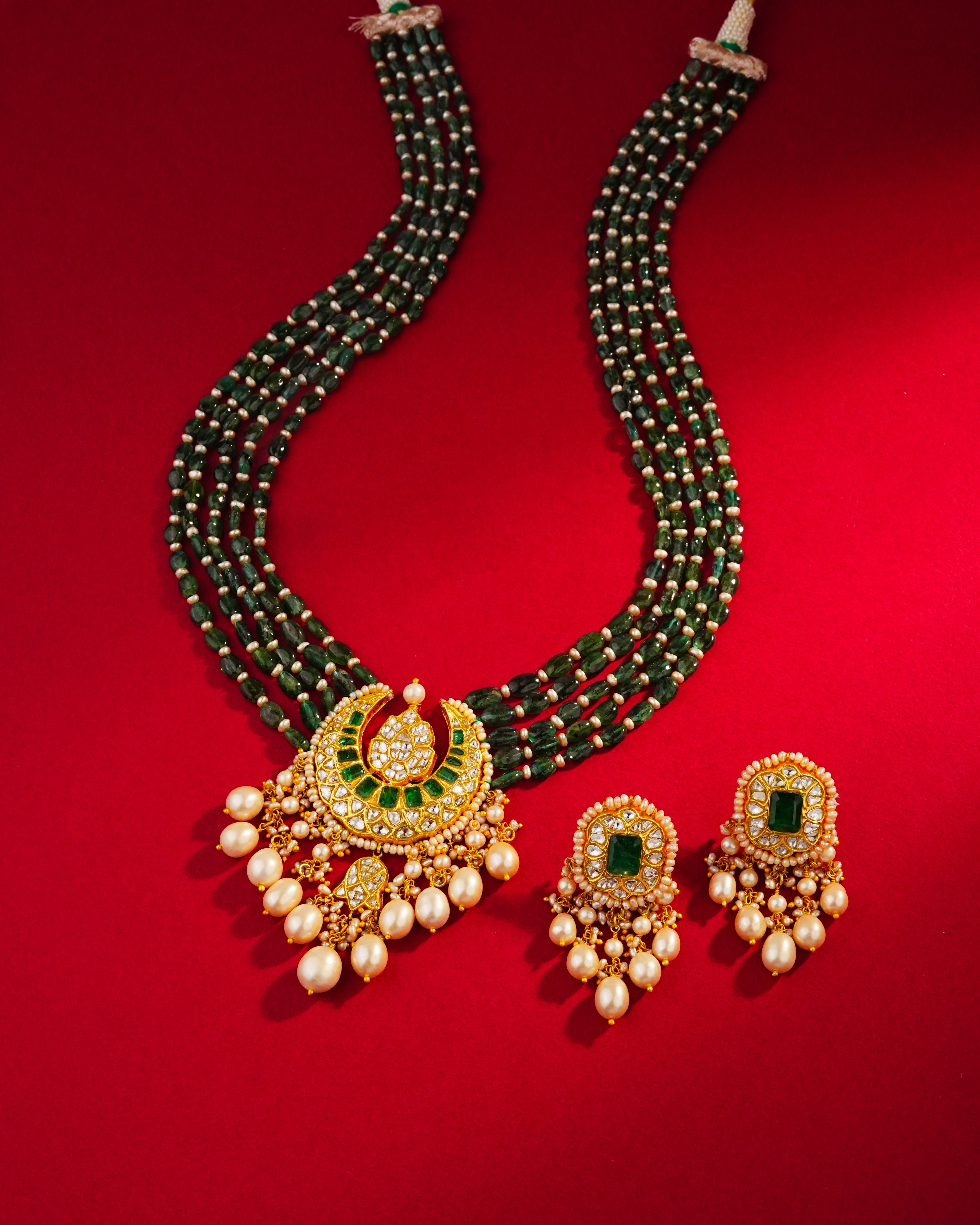 Radha Polki Bead Pendant