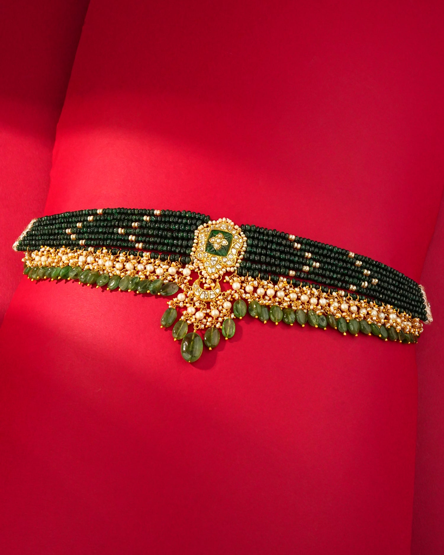Vriti Polki Bead Choker