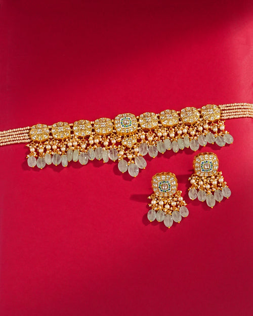 Veena Polki Choker