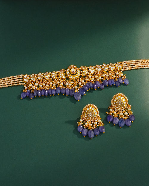 Vibhuti Polki Choker