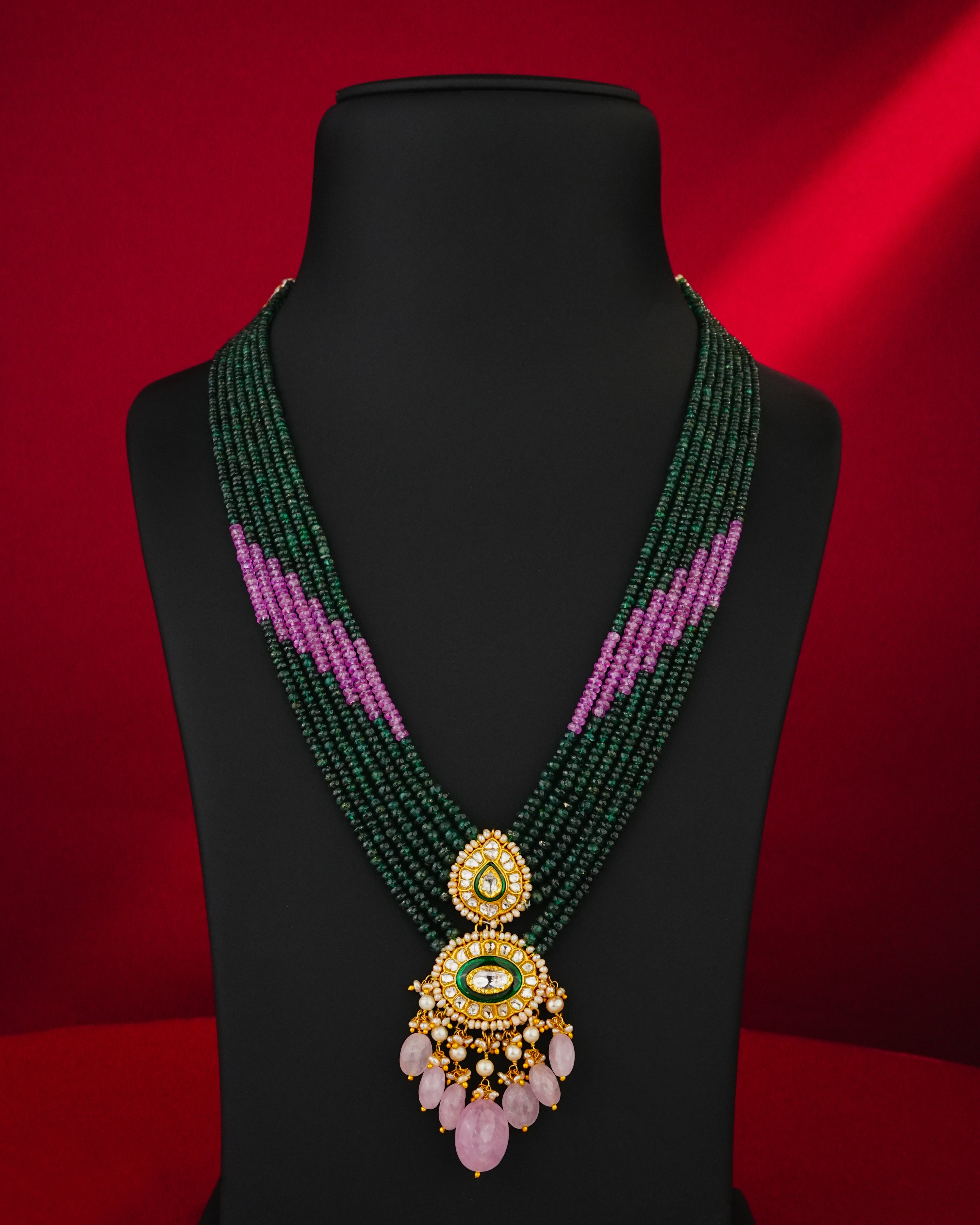 Meera Polki Bead Pendant
