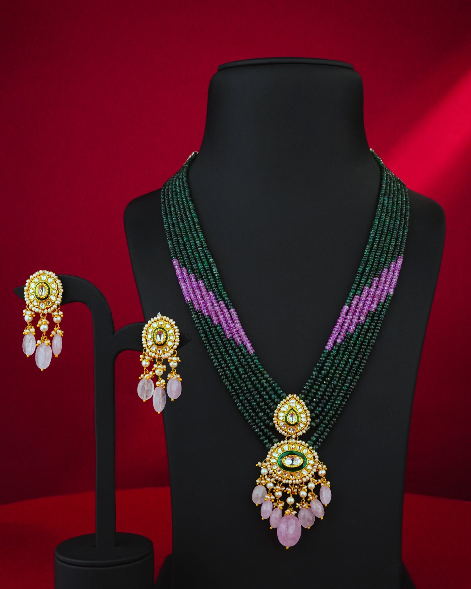 Meera Polki Bead Pendant