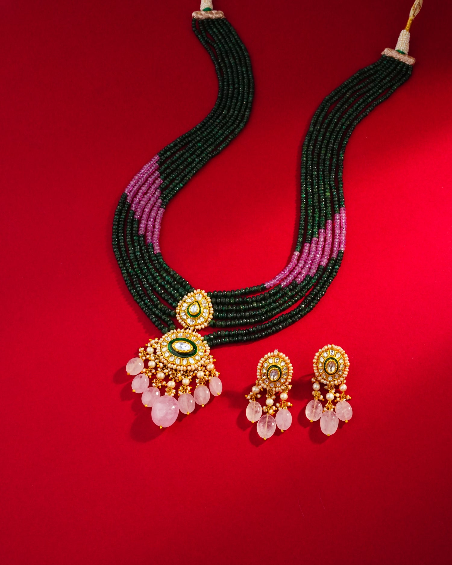 Meera Polki Bead Pendant