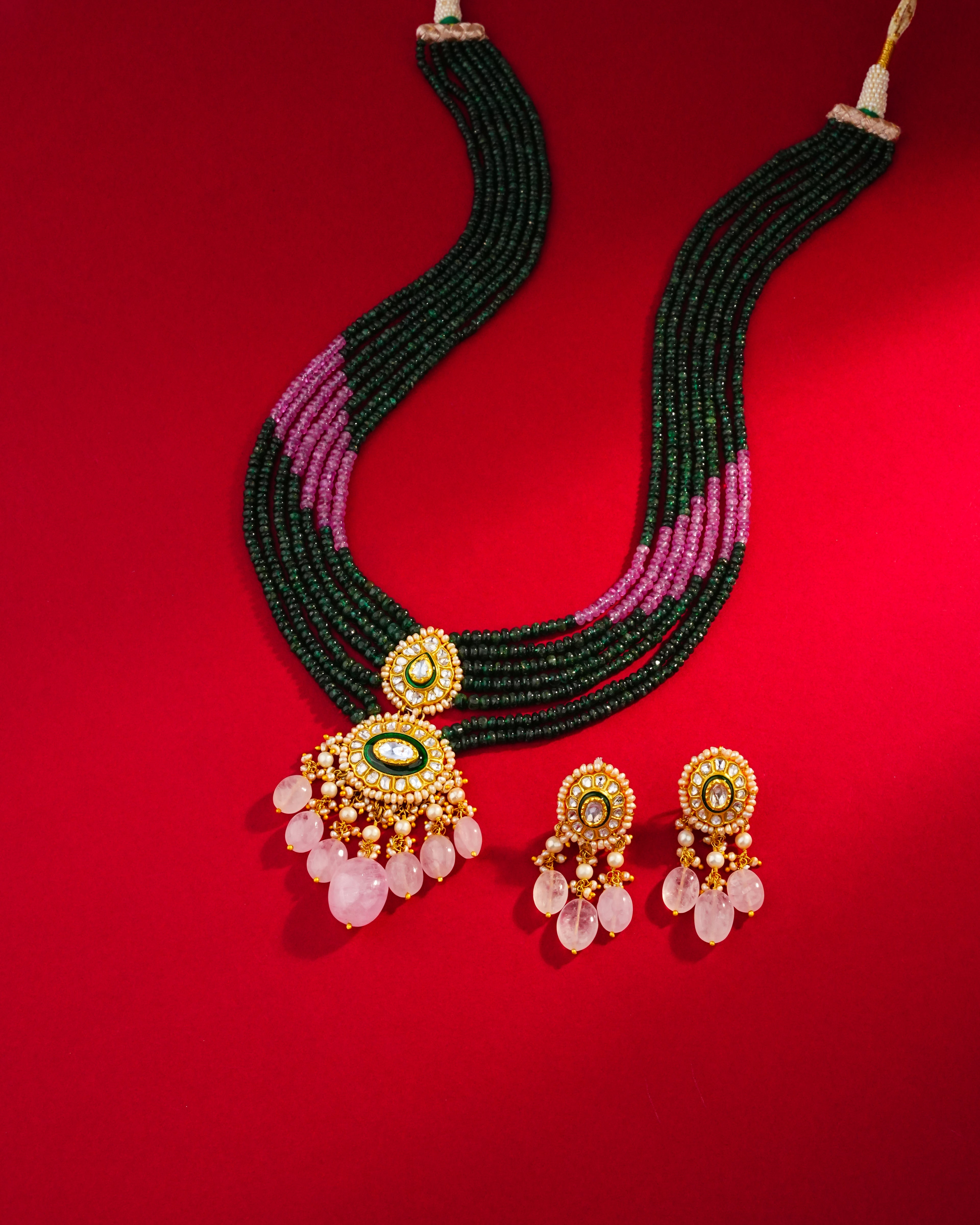 Meera Polki Bead Pendant