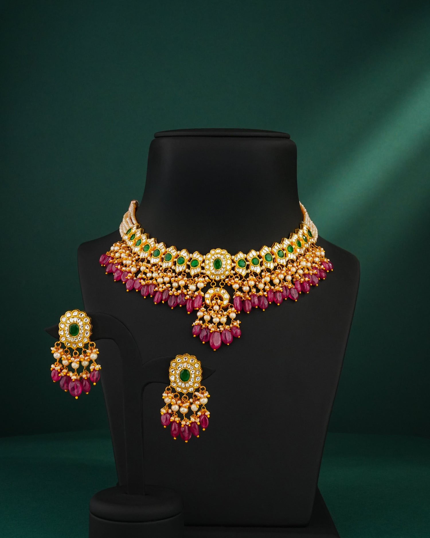 Lalita Polki Long Earrings
