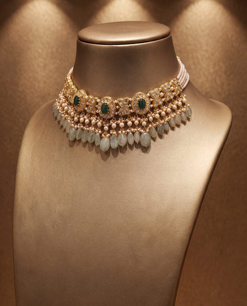 Jheel Polki Choker
