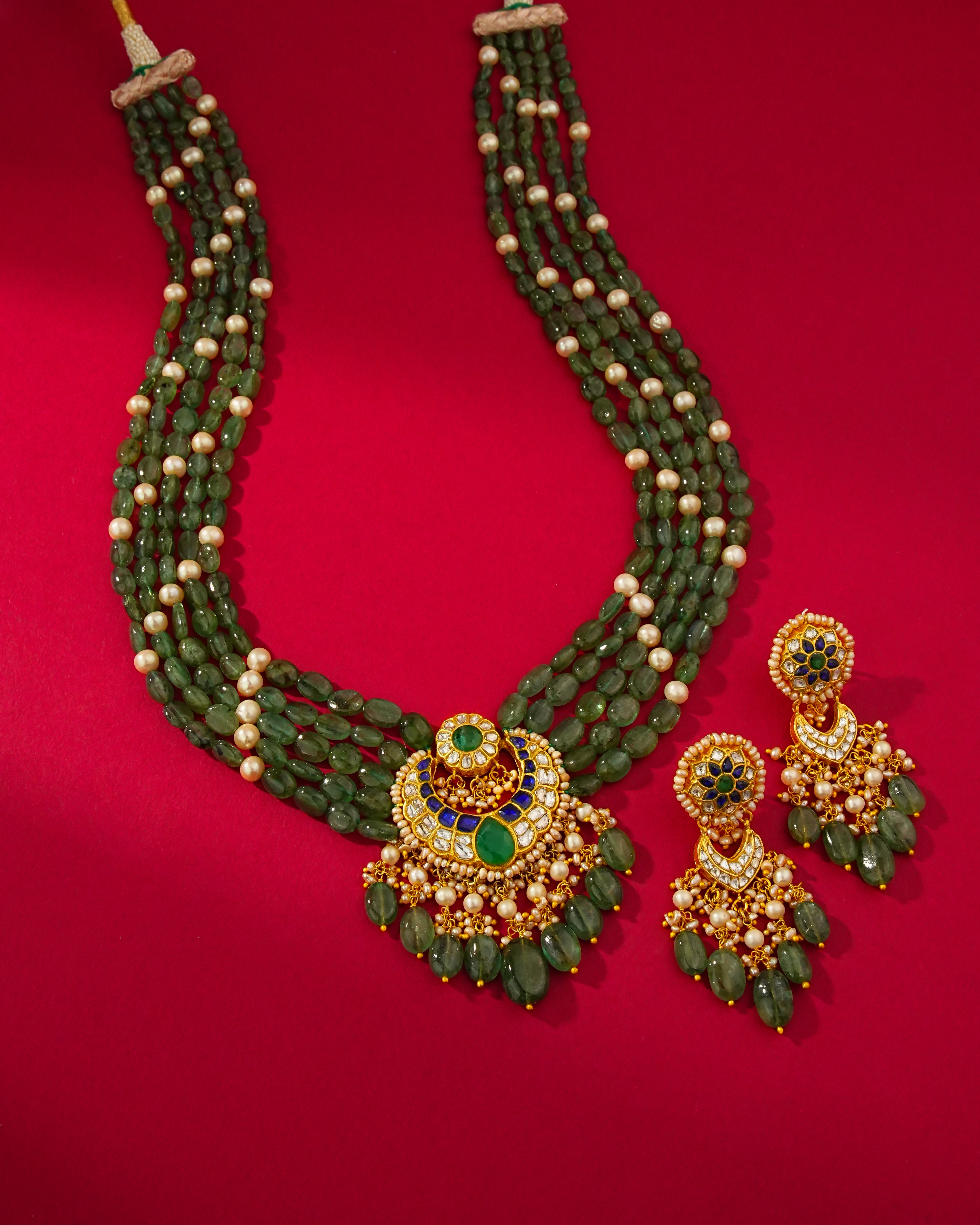 Urvi Polki Long Earrings