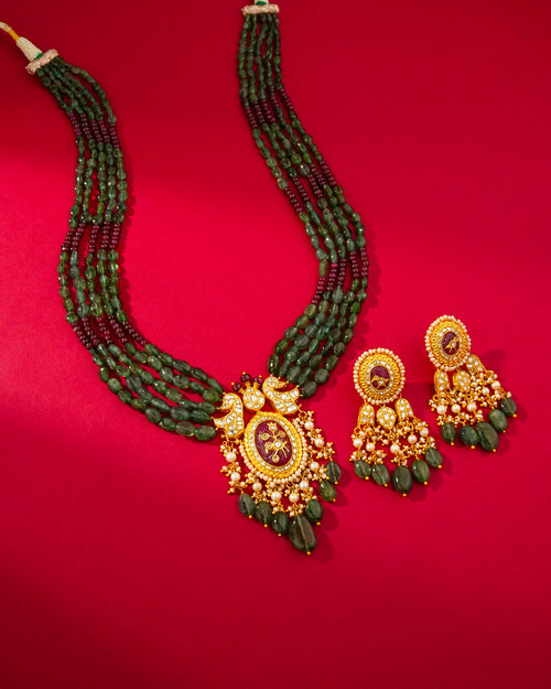 Nandini Polki Bead Pendant