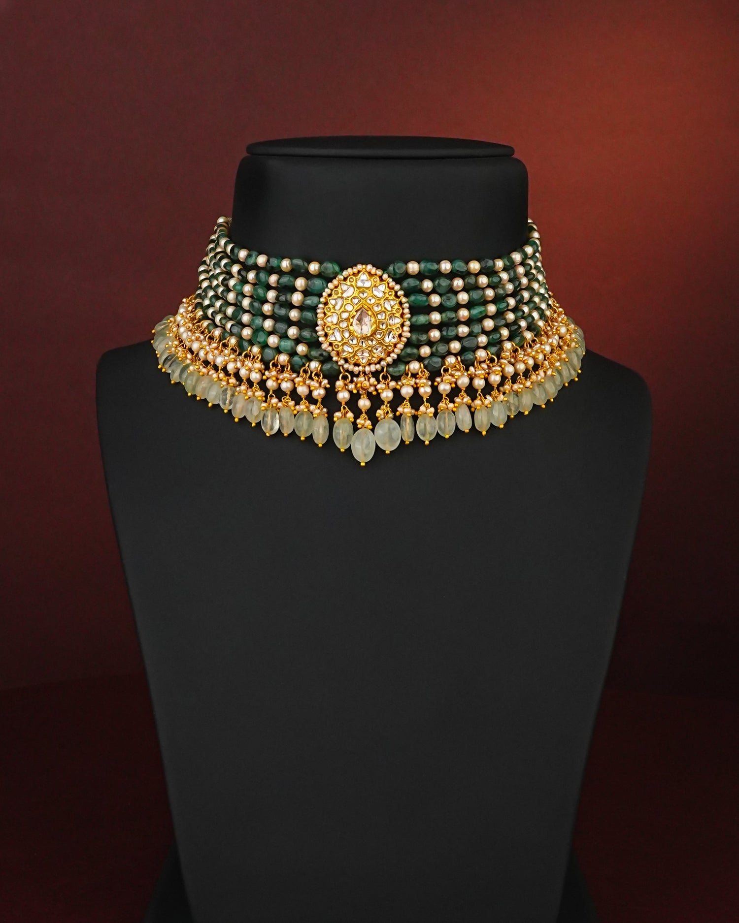 Neha Polki Bead Choker