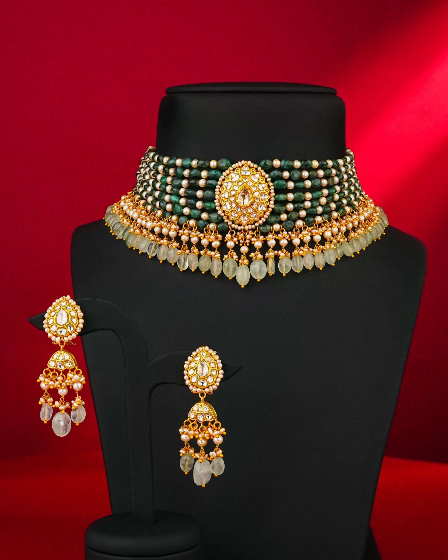 Neha Polki Bead Choker