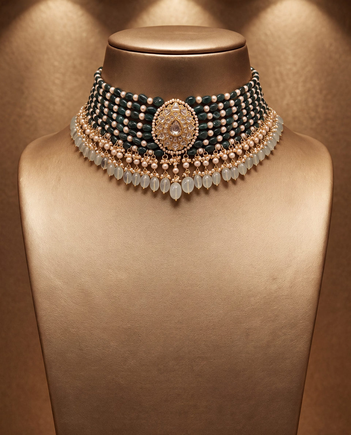 Neha Polki Bead Choker