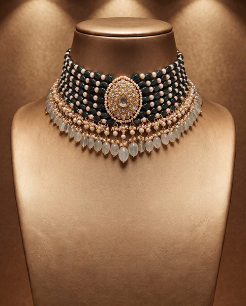 Neha Polki Bead Choker