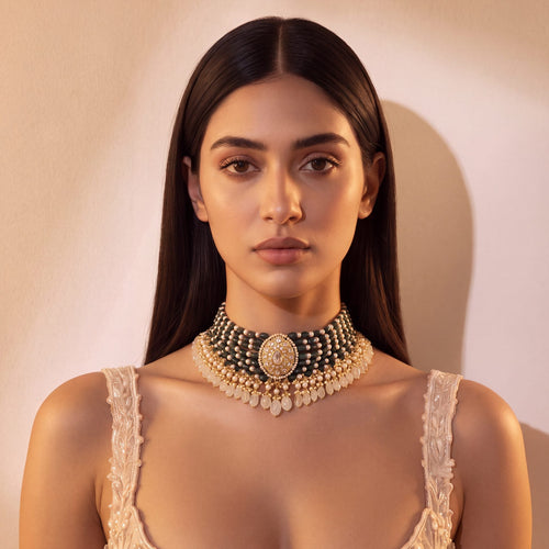 Neha Polki Bead Choker