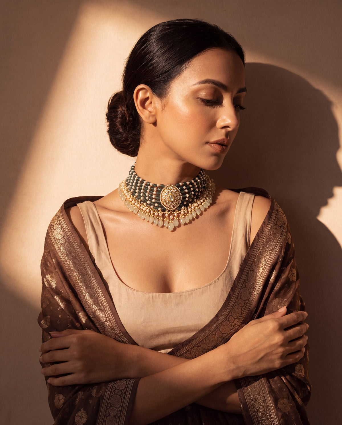 Neha Polki Bead Choker