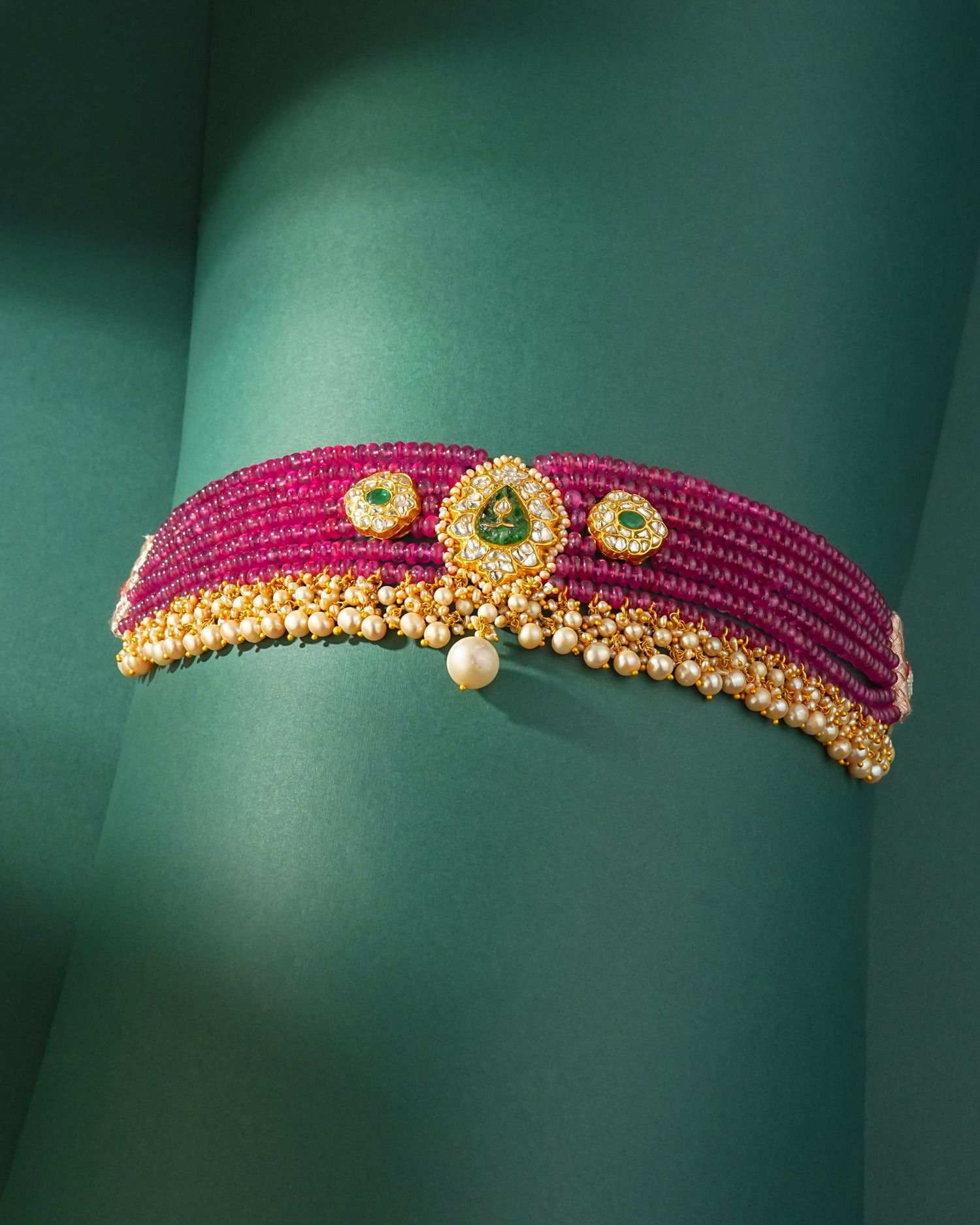 Vaani Polki Bead Choker