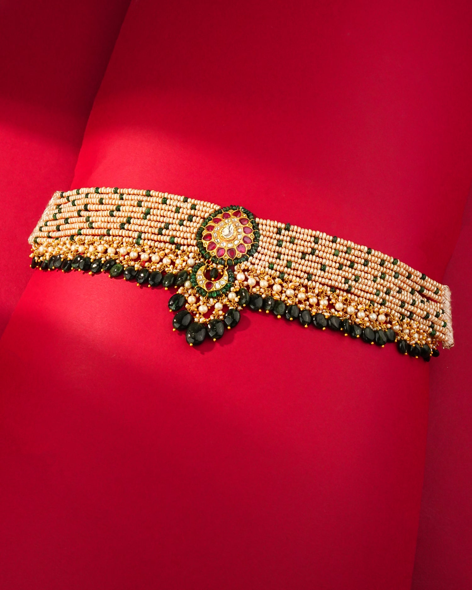 Prachi Polki Bead Choker